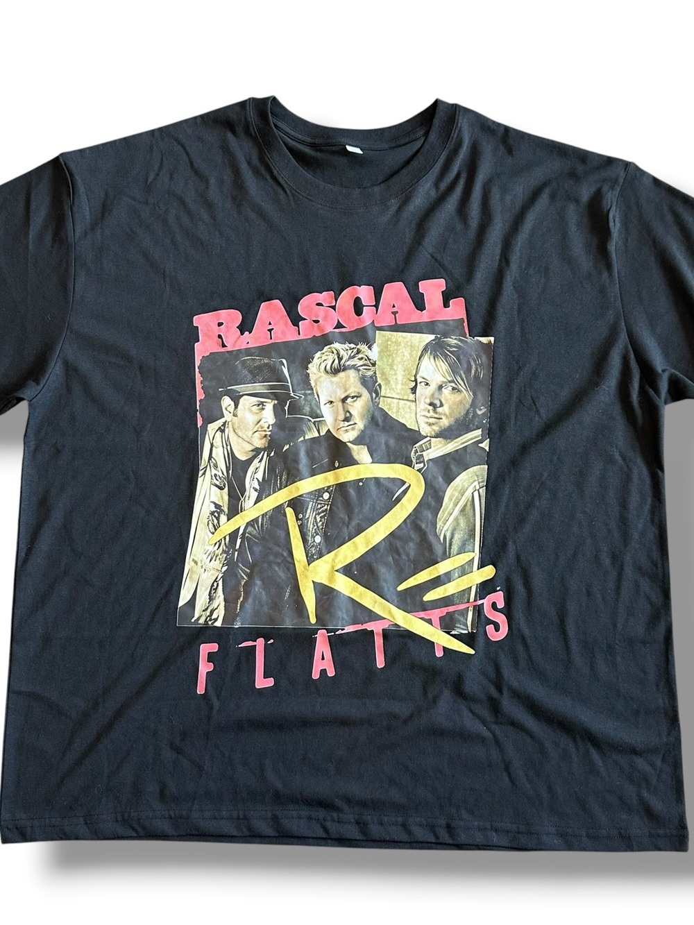 Rascal Flatts Changed Tour Unisex T-Shirt Size 3XL Black Tee